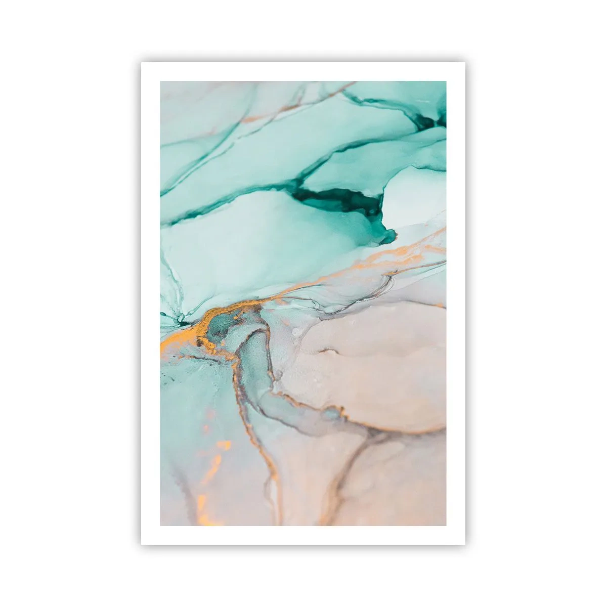 Poster - Ein Tanz der Formen und Farben - 61x91 cm