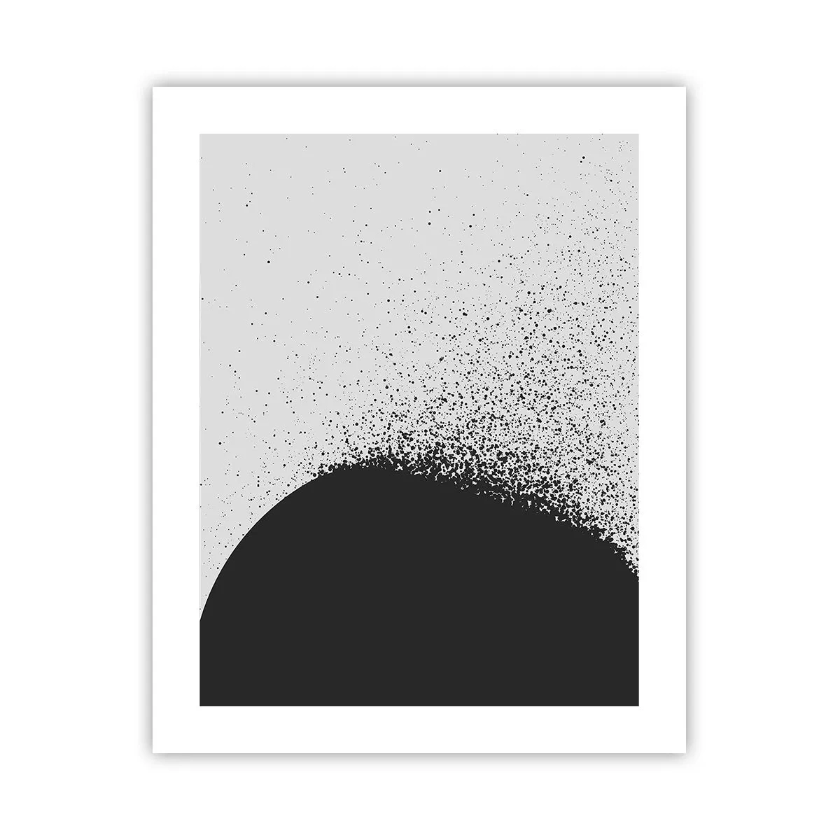 Poster - Bewegung von Molekülen - 40x50 cm