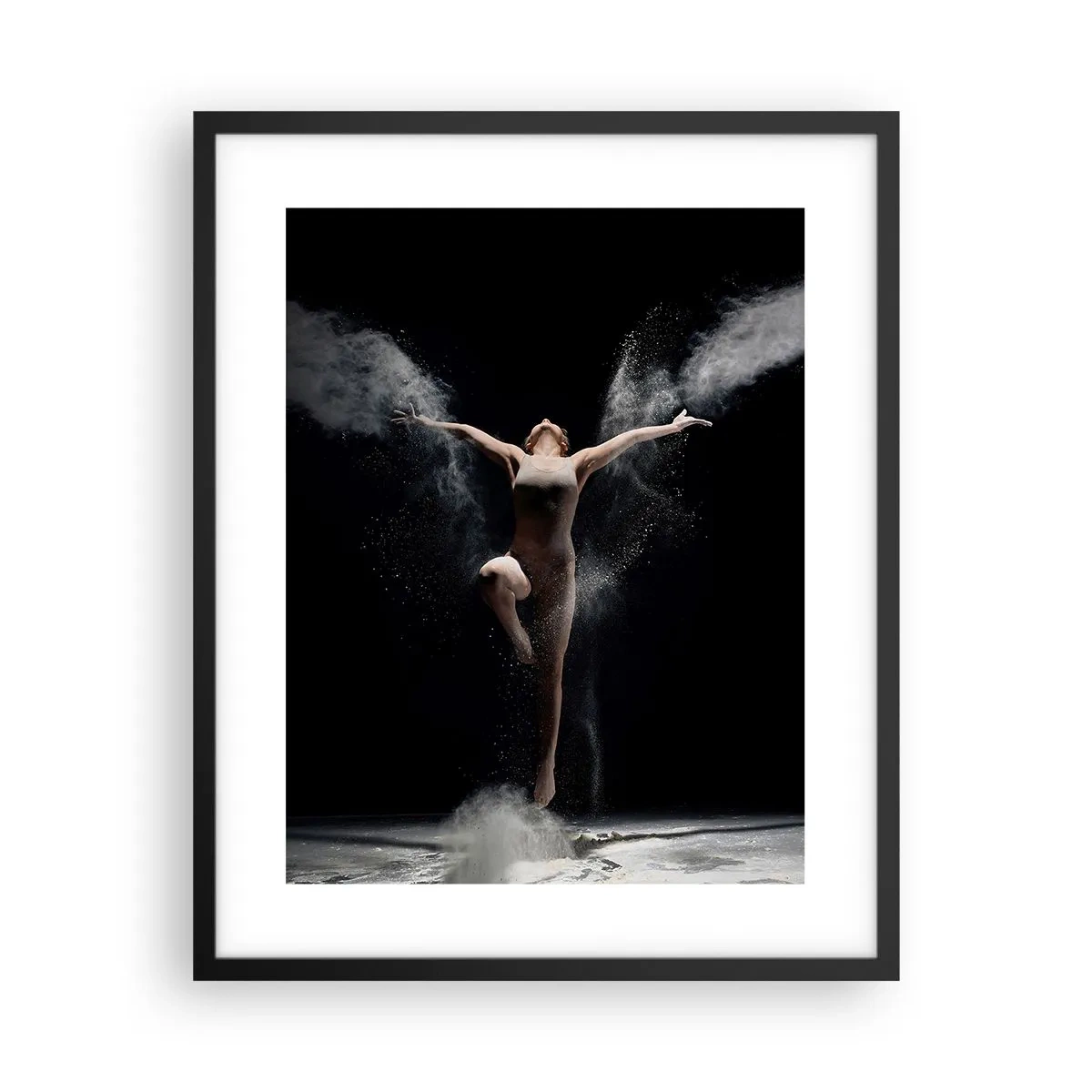 Poster in einem schwarzem Rahmen - Elfen existieren - 40x50 cm