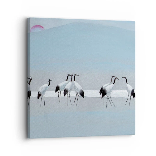 Bild auf Leinwand - Leinwandbild - Nach einem heißen Tag - 30x30 cm