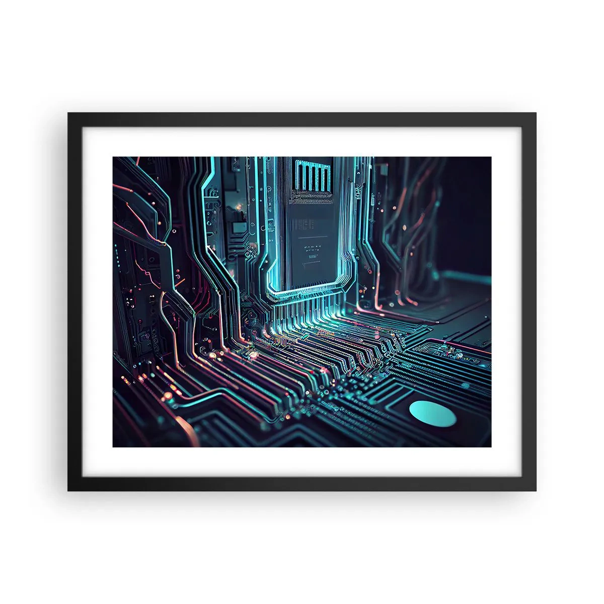 Poster in einem schwarzem Rahmen - Ich denke nur… - 50x40 cm