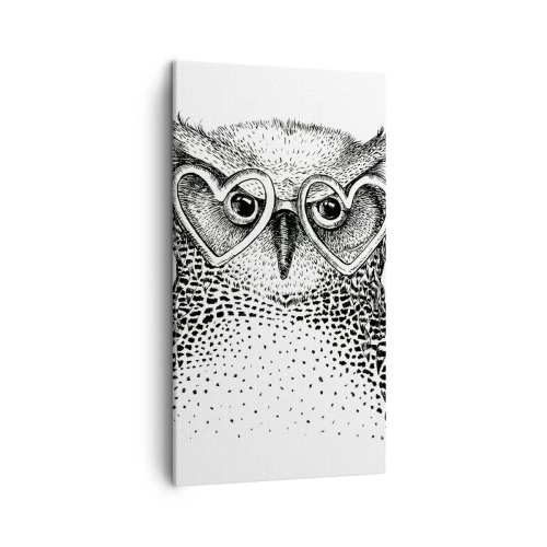 Bild auf Leinwand - Leinwandbild - Klug und mit Liebe - 45x80 cm