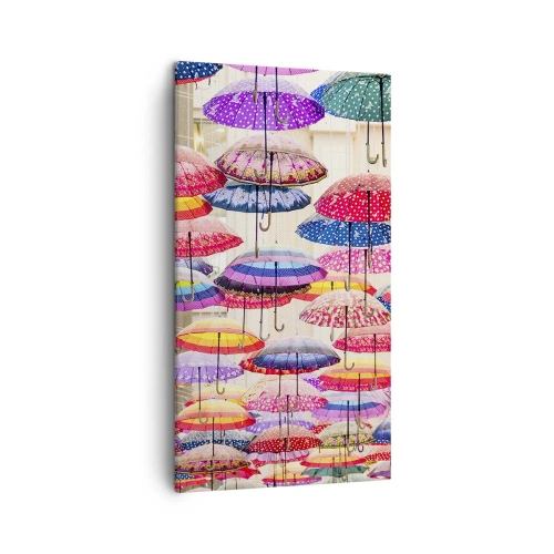 Bild auf Leinwand - Leinwandbild - Stadtwiese - 45x80 cm