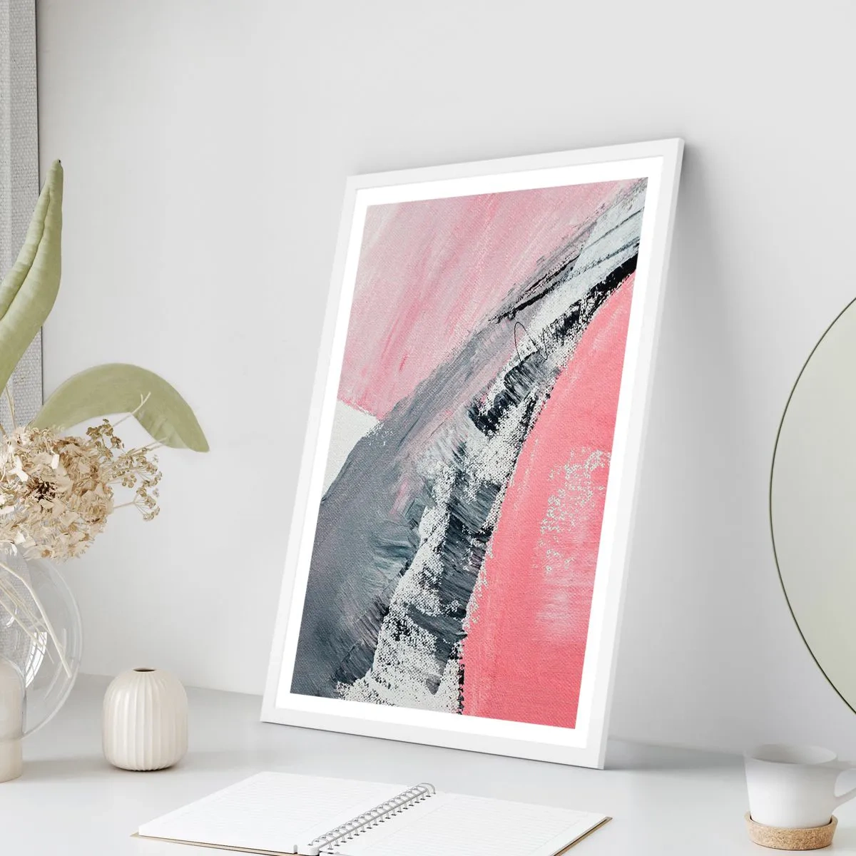 Poster in einem weißen Rahmen - Passende Komposition - 40x50 cm