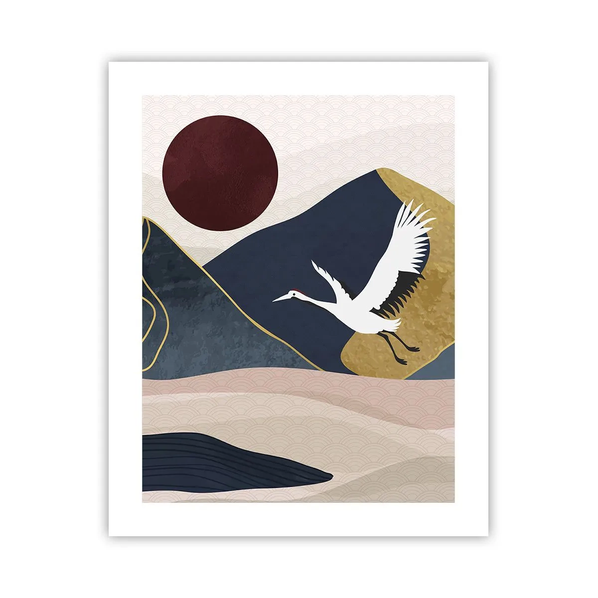 Poster - Es ist wieder ein Tag VERFLOGEN - 40x50 cm