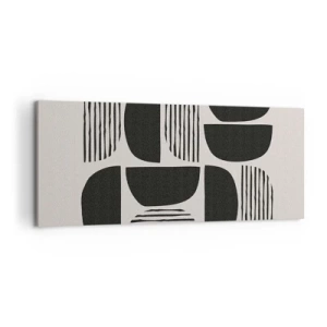 Bild auf Leinwand - Leinwandbild - Halbherzige Deals - 100x40 cm