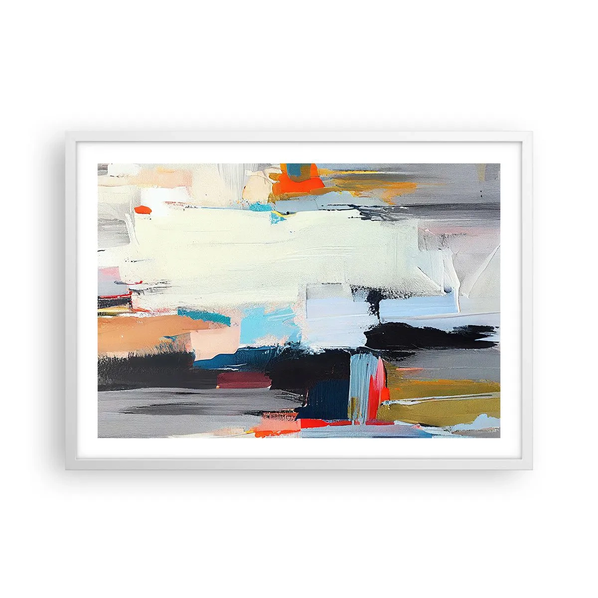 Poster in einem weißen Rahmen - Gibt es eine Methode? - 70x50 cm