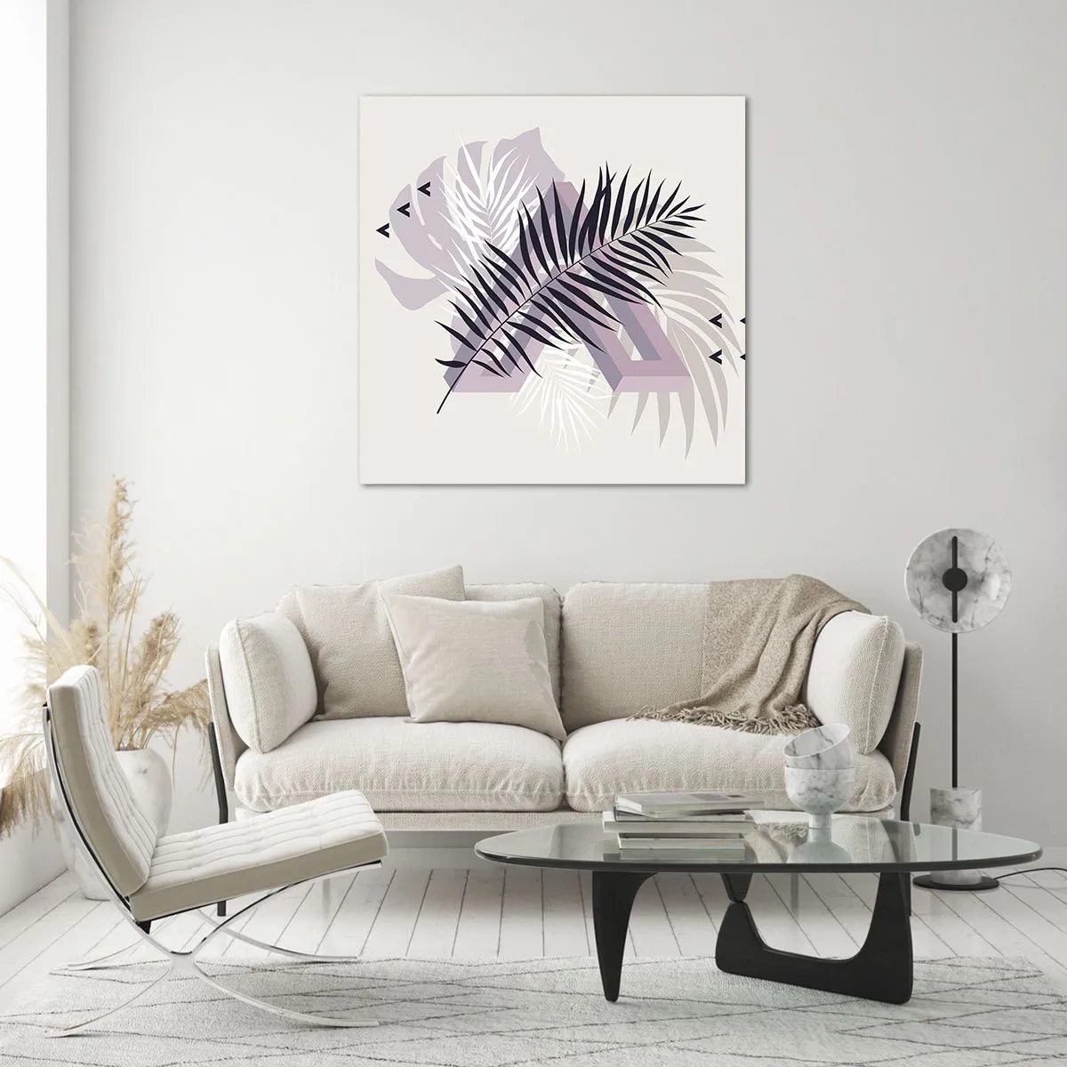 Glasbild - Bild auf glas - Der Schatten des Schattens - 70x70 cm