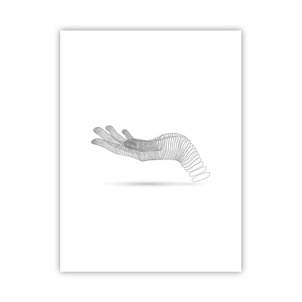 Poster - Federnde Hand - 30x40 cm