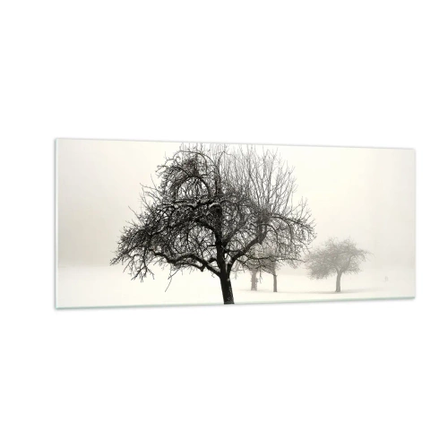 Glasbild - Bild auf glas - Winterschlaf - 100x40 cm