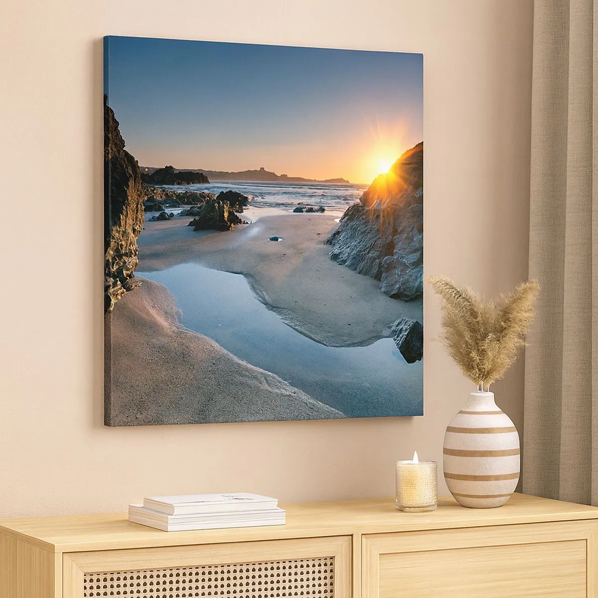 Bild auf Leinwand - Leinwandbild - Unberührt von menschlicher Hand - 30x30 cm