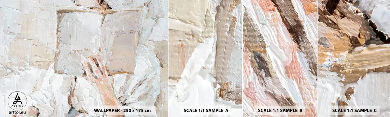 Fototapetenmuster Standard Eco - In einer anderen Welt - Stück, Buch, Minimalismus - 100x30 cm