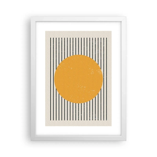 Poster in einem weißen Rahmen - Die Kraft der Einfachheit - 30x40 cm