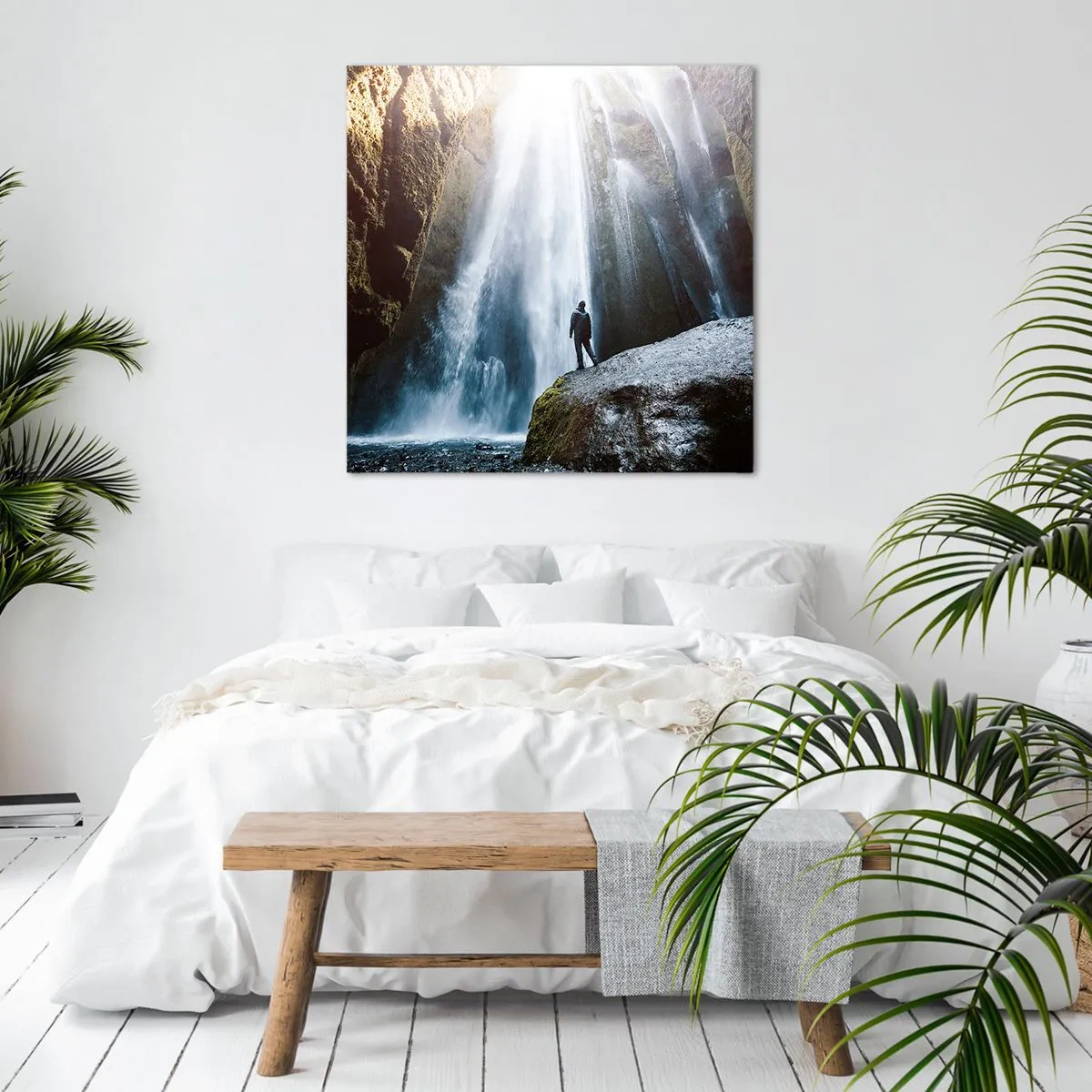 Bild auf Leinwand - Leinwandbild - Wiederherstellung der Proportionen - 70x70 cm