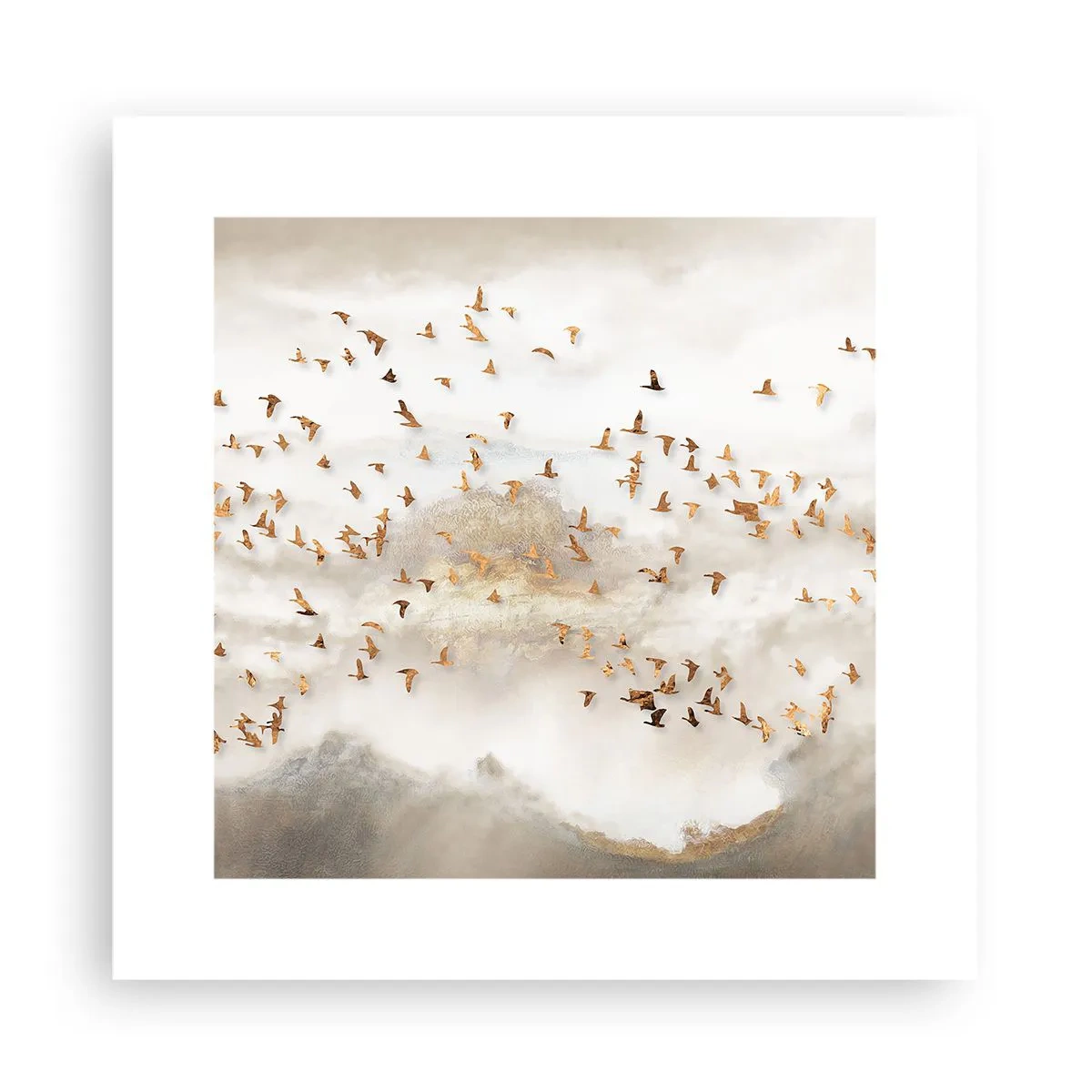 Poster - Es ist schon die Zeit… - 30x30 cm