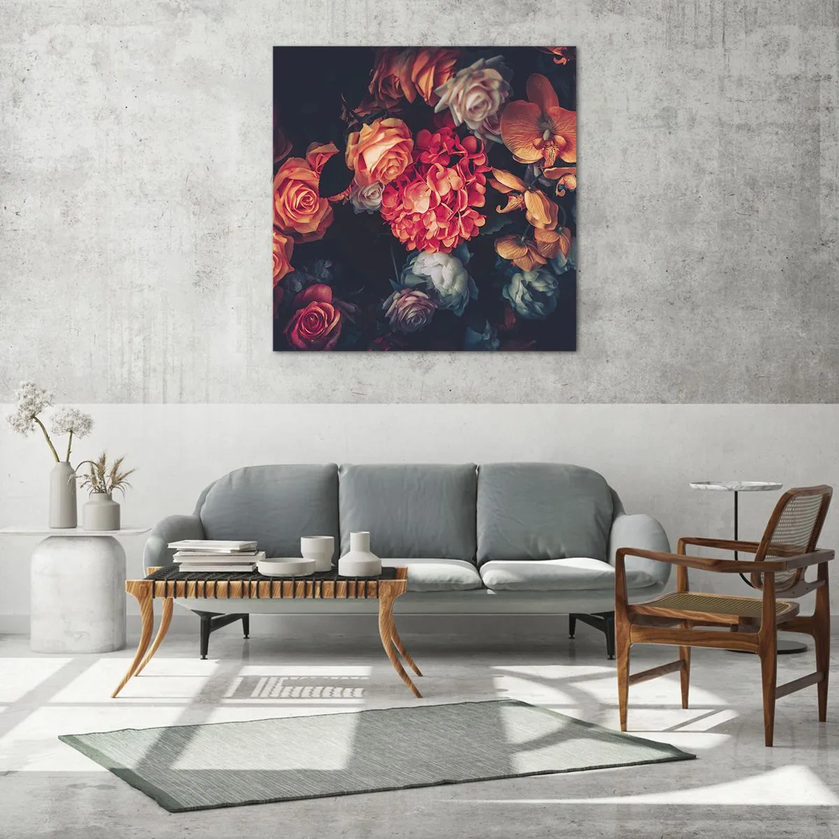 Glasbild - Bild auf glas - Wie bei den holländischen Meistern - 30x30 cm