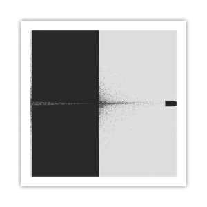 Poster - Direkt zum Ziel - 60x60 cm