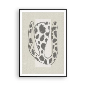 Poster in einem schwarzem Rahmen - Seltsame Kreatur - 70x100 cm