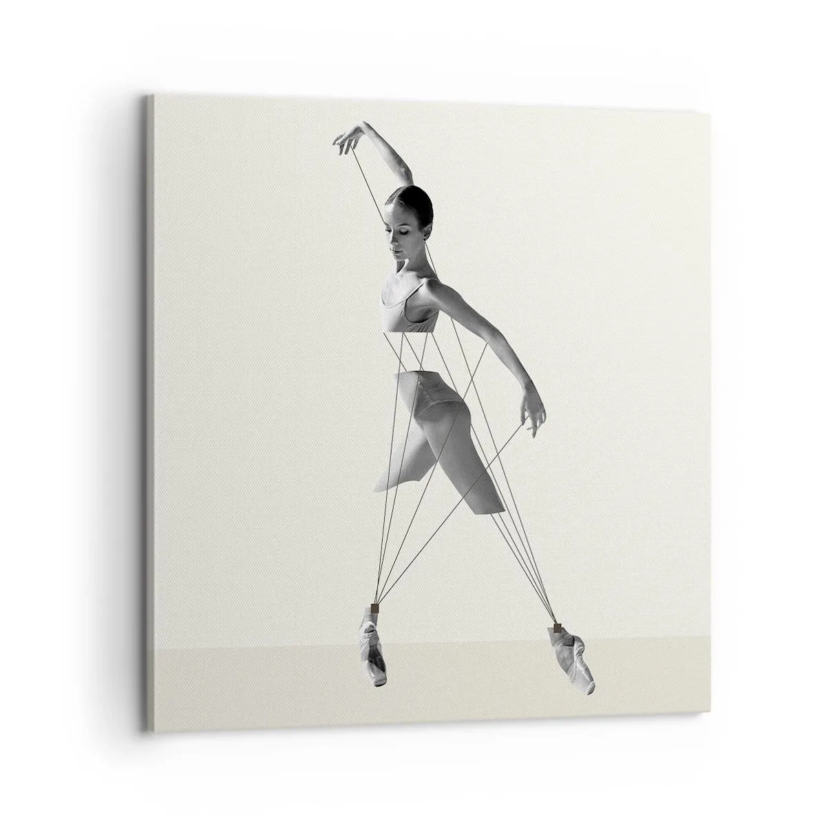 Bild auf Leinwand - Leinwandbild - Im Theater der Welt - 60x60 cm