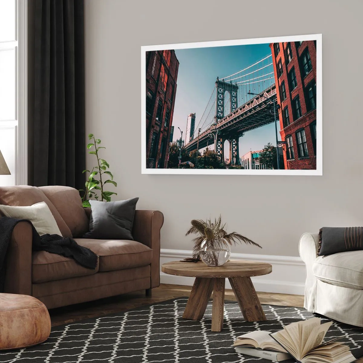 Poster - Über den Wellen der Stadt - 70x50 cm