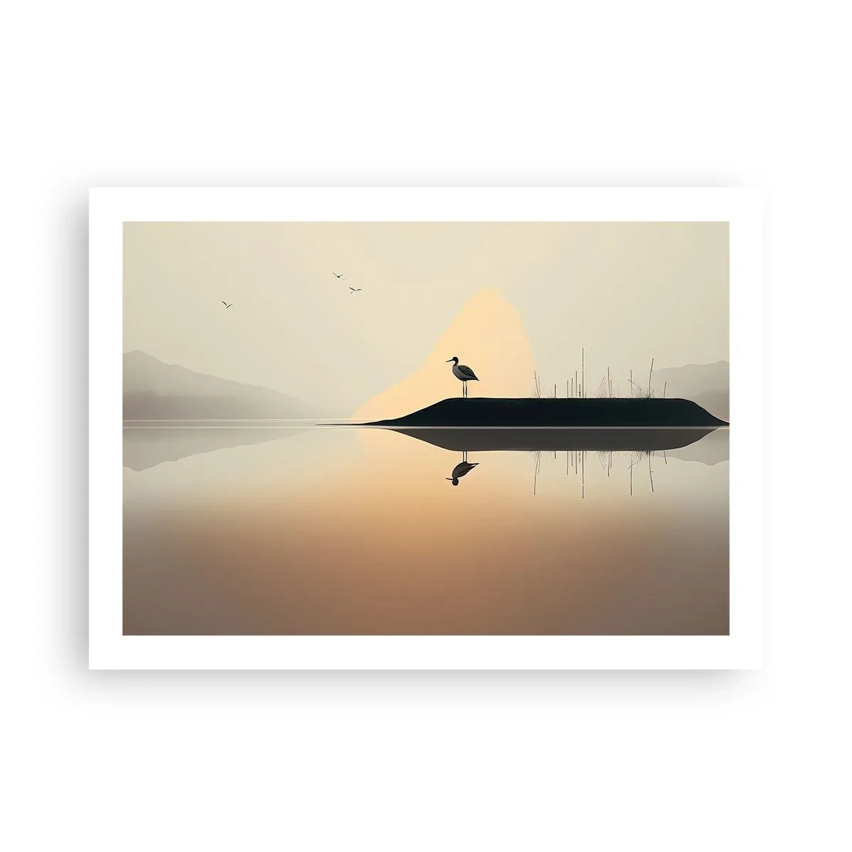 Poster - Herr am See - 70x50 cm