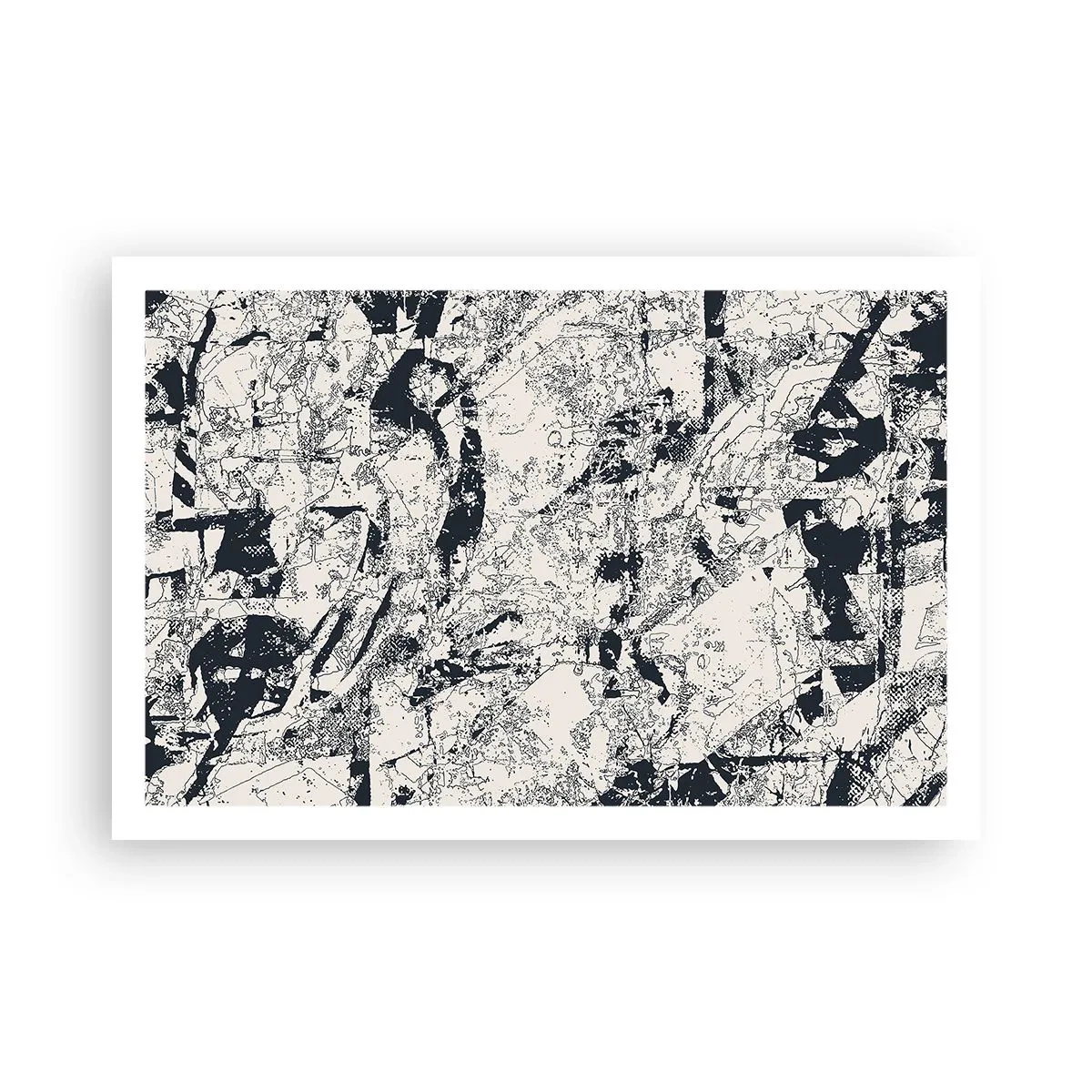 Poster - Durchdringung der Gegensätze - 91x61 cm