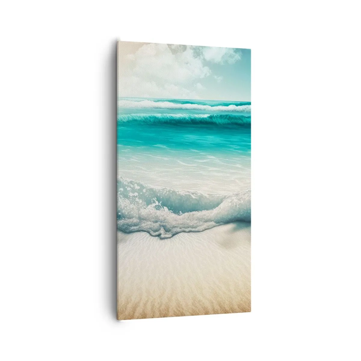 Bild auf Leinwand - Leinwandbild - Frieden des Ozeans - 65x120 cm