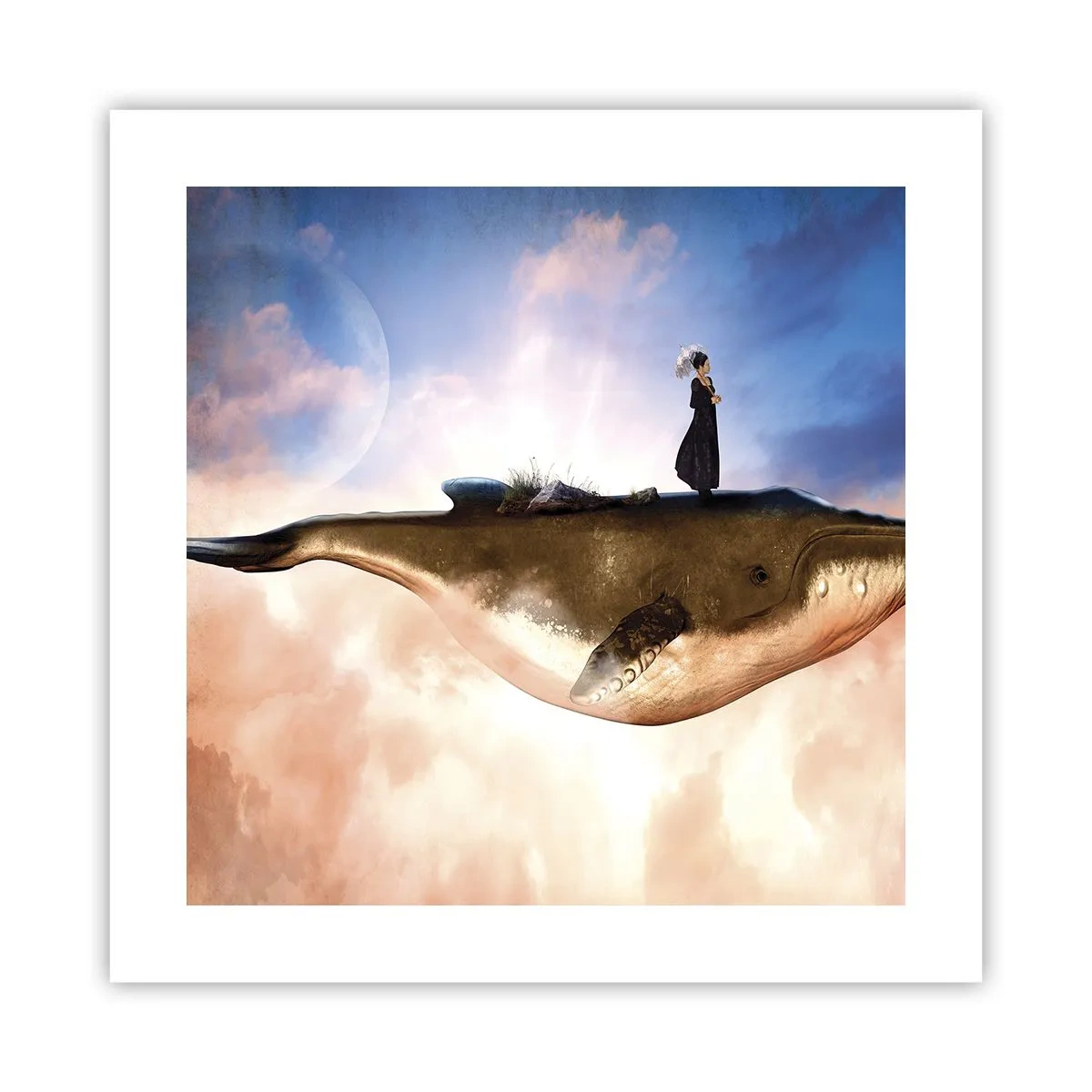 Poster - Eine echte Reise - 40x40 cm