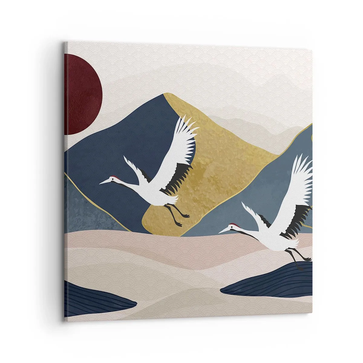 Bild auf Leinwand - Leinwandbild - Es ist wieder ein Tag VERFLOGEN - 50x50 cm