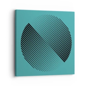 Bild auf Leinwand - Leinwandbild - Kreis – eine geometrische Variante - 30x30 cm