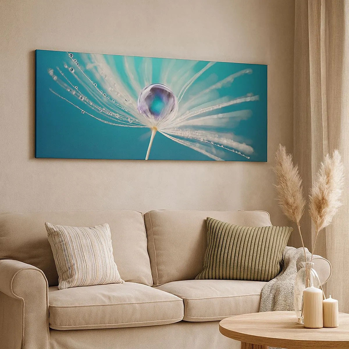 Bild auf Leinwand - Leinwandbild - Mystischer Moment - 100x40 cm