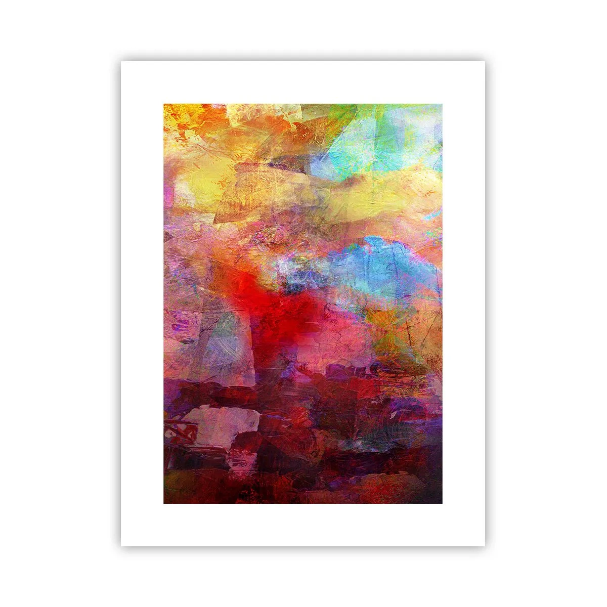 Poster - Schau in den Regenbogen - 30x40 cm