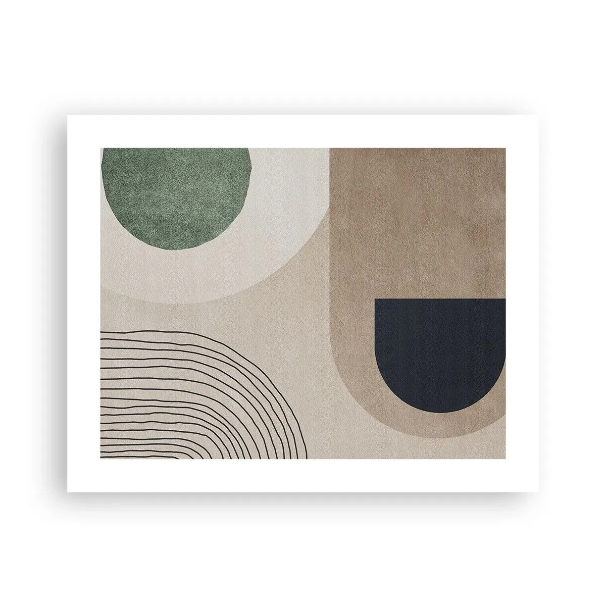 Poster - Sanftheit des Ovals - 50x40 cm