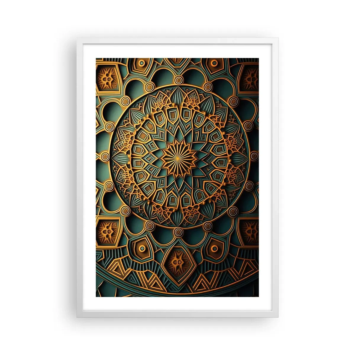 Poster in einem weißen Rahmen - In arabischer Atmosphäre - 50x70 cm