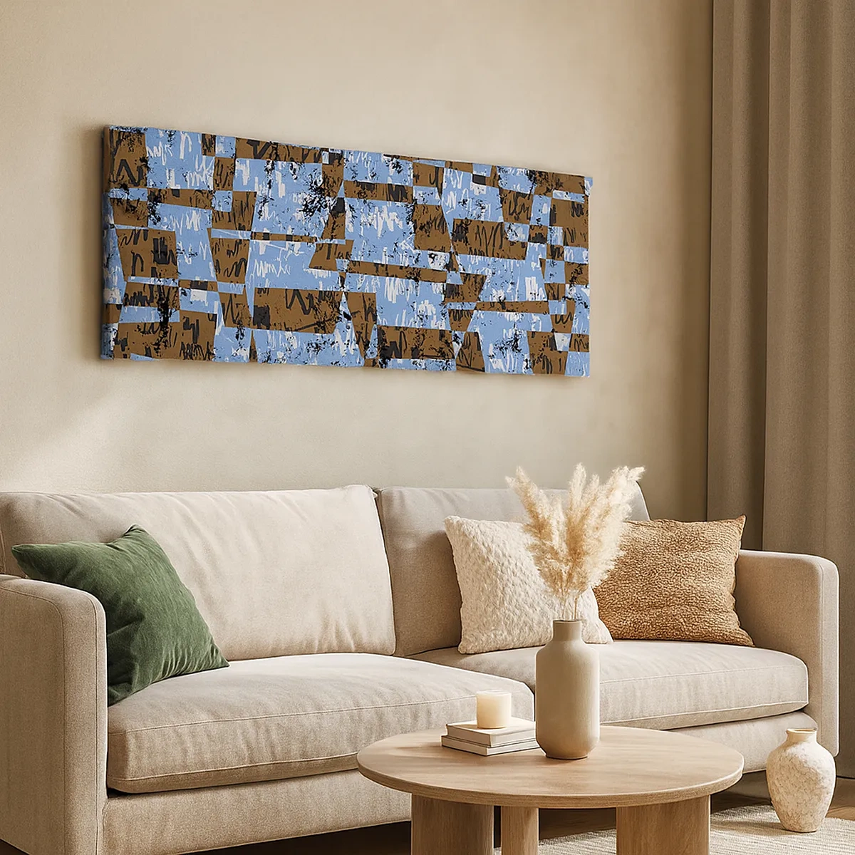 Bild auf Leinwand - Leinwandbild - Ein nicht-menschlicher Ausschnitt - 30x30 cm