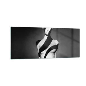 Glasbild - Bild auf glas - In Glanz und Schatten - 100x40 cm