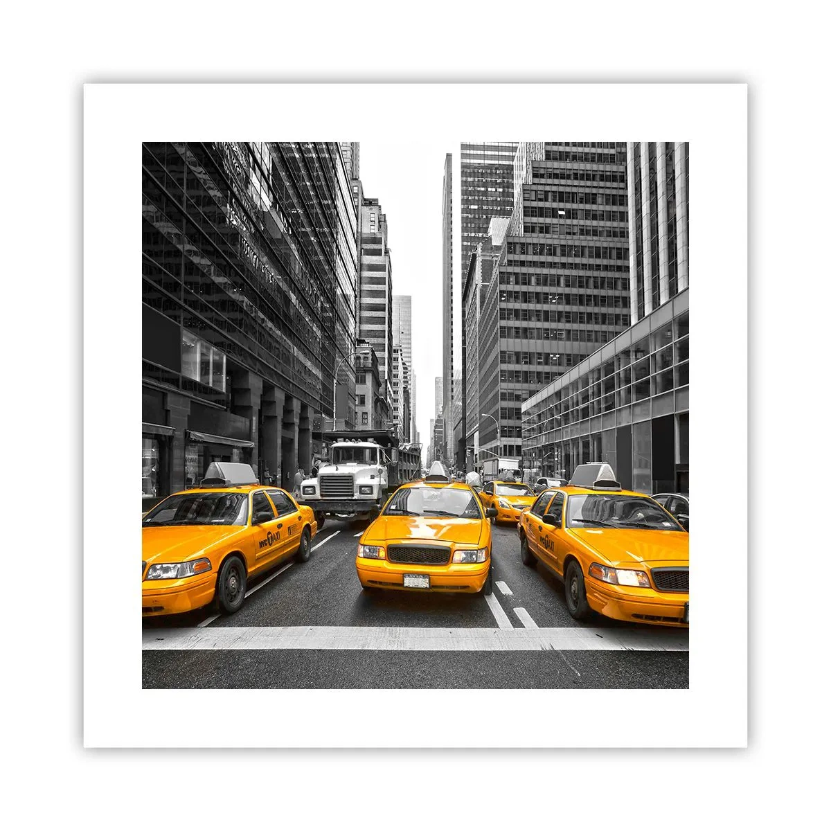 Poster - Wir färben die Stadt - 40x40 cm