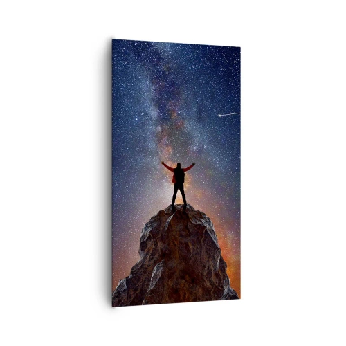 Bild auf Leinwand - Leinwandbild - Die Macht ist mit mir! - 65x120 cm