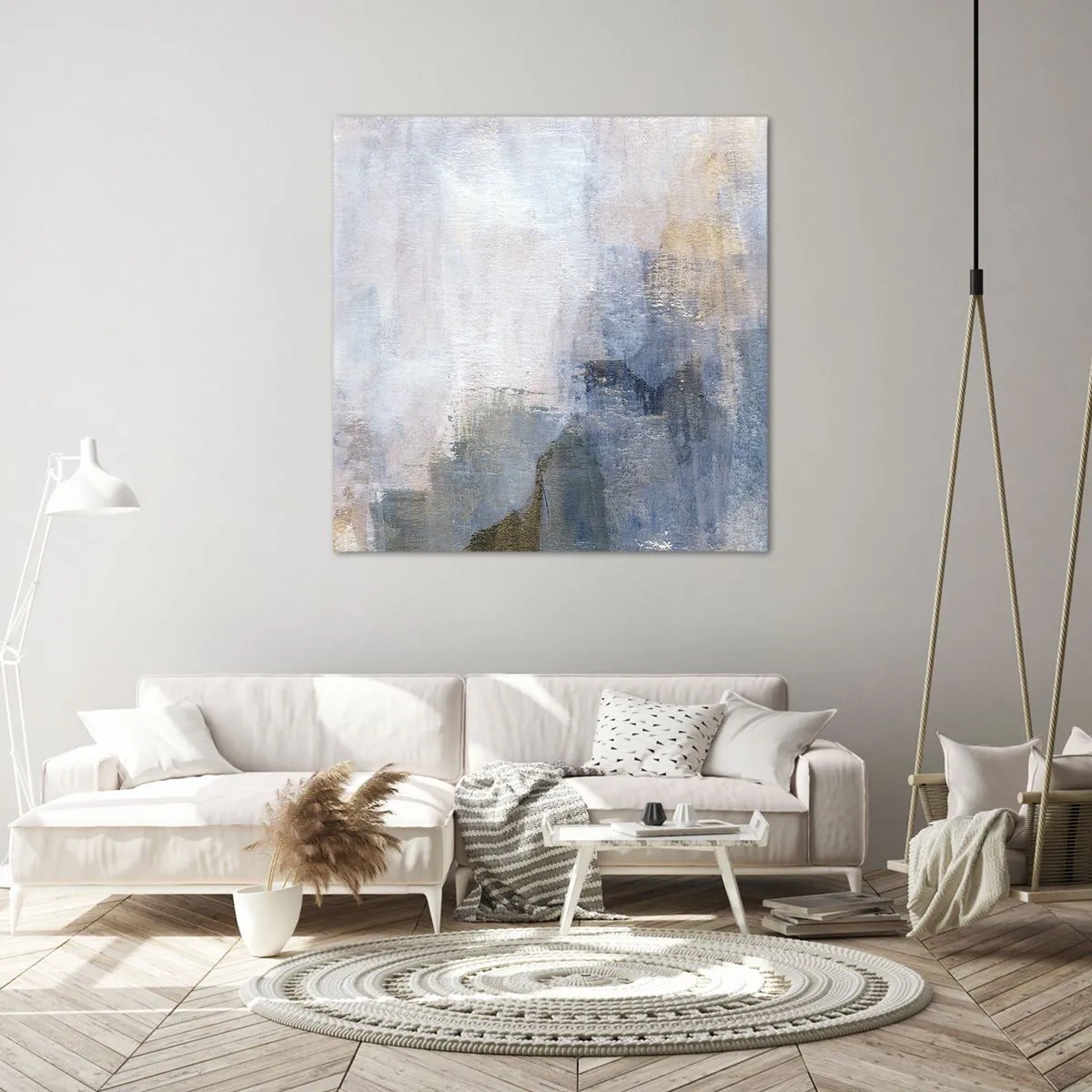 Bild auf Leinwand - Leinwandbild - Farbtöne und Akkorde - 60x60 cm