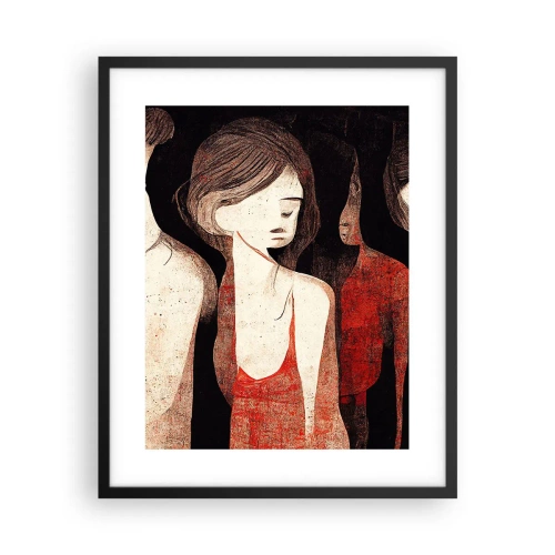 Poster in einem schwarzem Rahmen - Madonnen der Dunkelheit - 40x50 cm