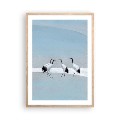 Poster in einem Rahmen aus heller Eiche - Nach einem heißen Tag - 50x70 cm