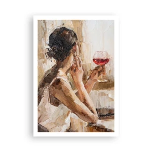 Poster - Der Geschmack eines guten Moments - 70x100 cm