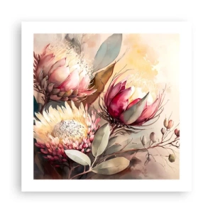 Poster - Im Profil und en face - 50x50 cm