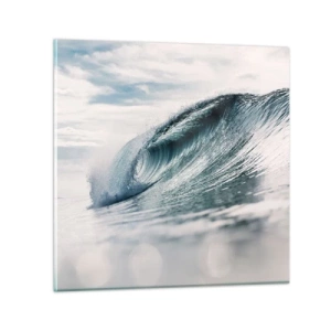 Glasbild - Bild auf glas - Wasserspitze - 30x30 cm