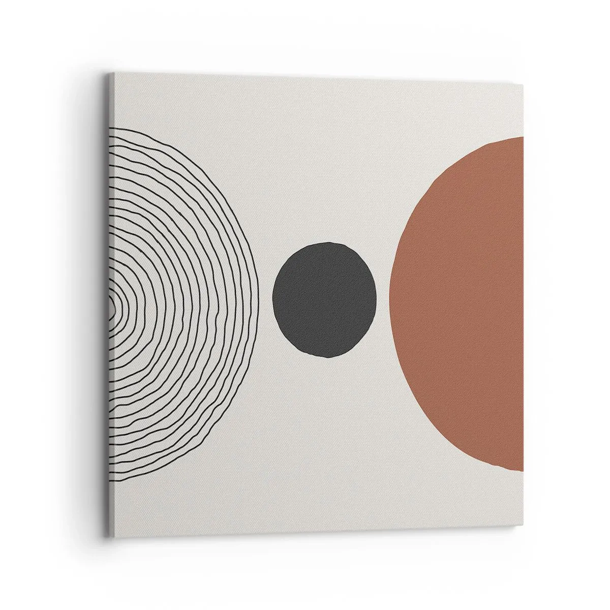 Bild auf Leinwand - Leinwandbild - Das Zentrum der Aufmerksamkeit - 70x70 cm