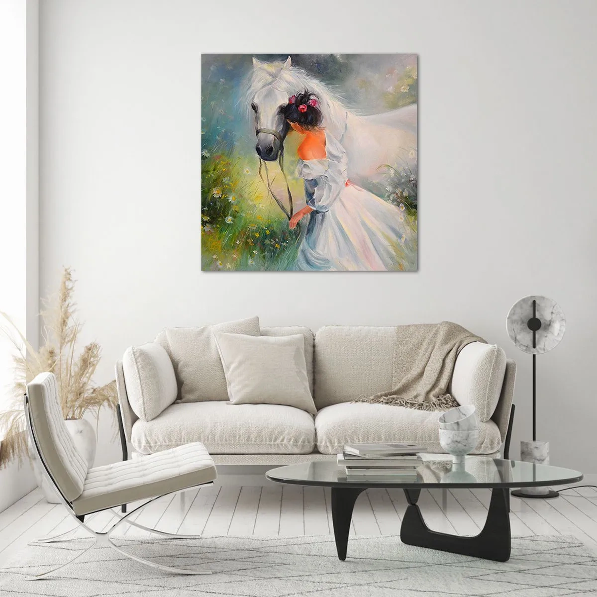 Glasbild - Bild auf glas - Wie aus einem schönen Traum - 70x70 cm