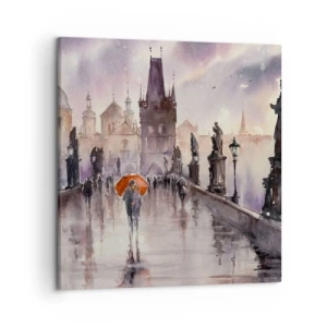 Bild auf Leinwand - Leinwandbild - Leute verändern sich nicht - 50x50 cm