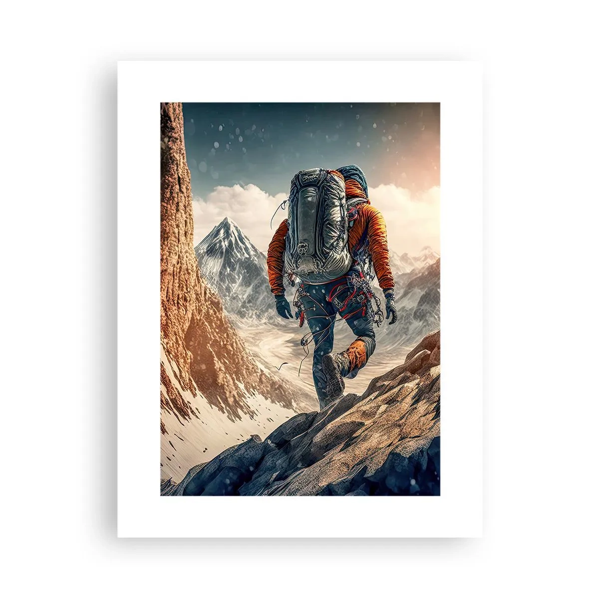 Poster - Einsamer Krieger - 30x40 cm