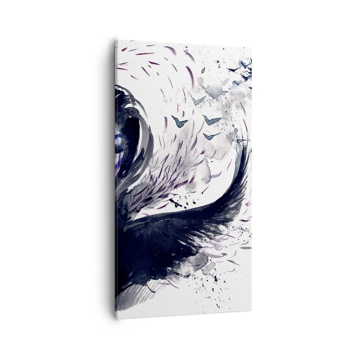 Bild auf Leinwand - Leinwandbild - Dämonisch und schön - 55x100 cm