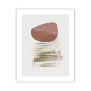 Poster - Abstrakte Kolonnade - 40x50 cm